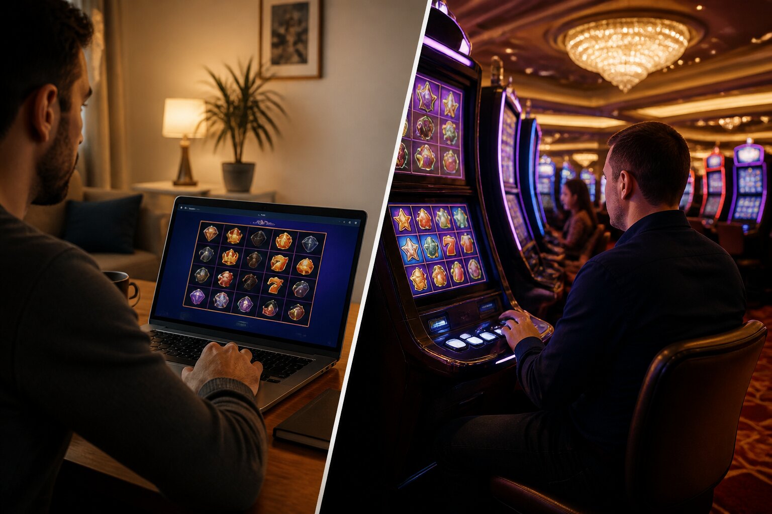 Online Slots vs Real Casino Slots: Differences, Experience & Features